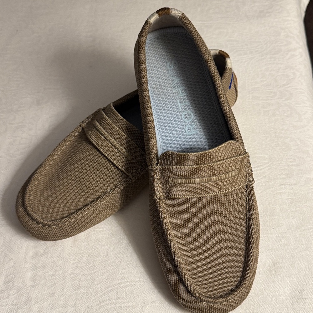 Rothy's Women’s Tan Slip-On Loafers